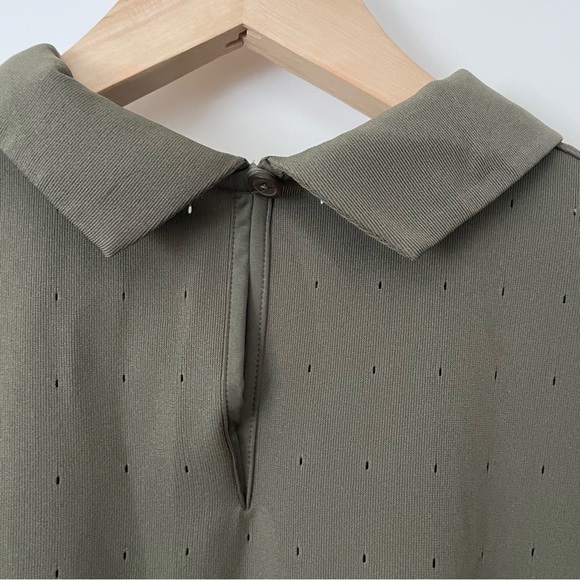 NWT NIKE Green High Neck Collared Polo XL - Picture 4 of 10